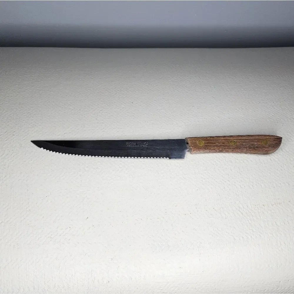 High Carbon Rogers Stainless knife full tang made in Japan 6